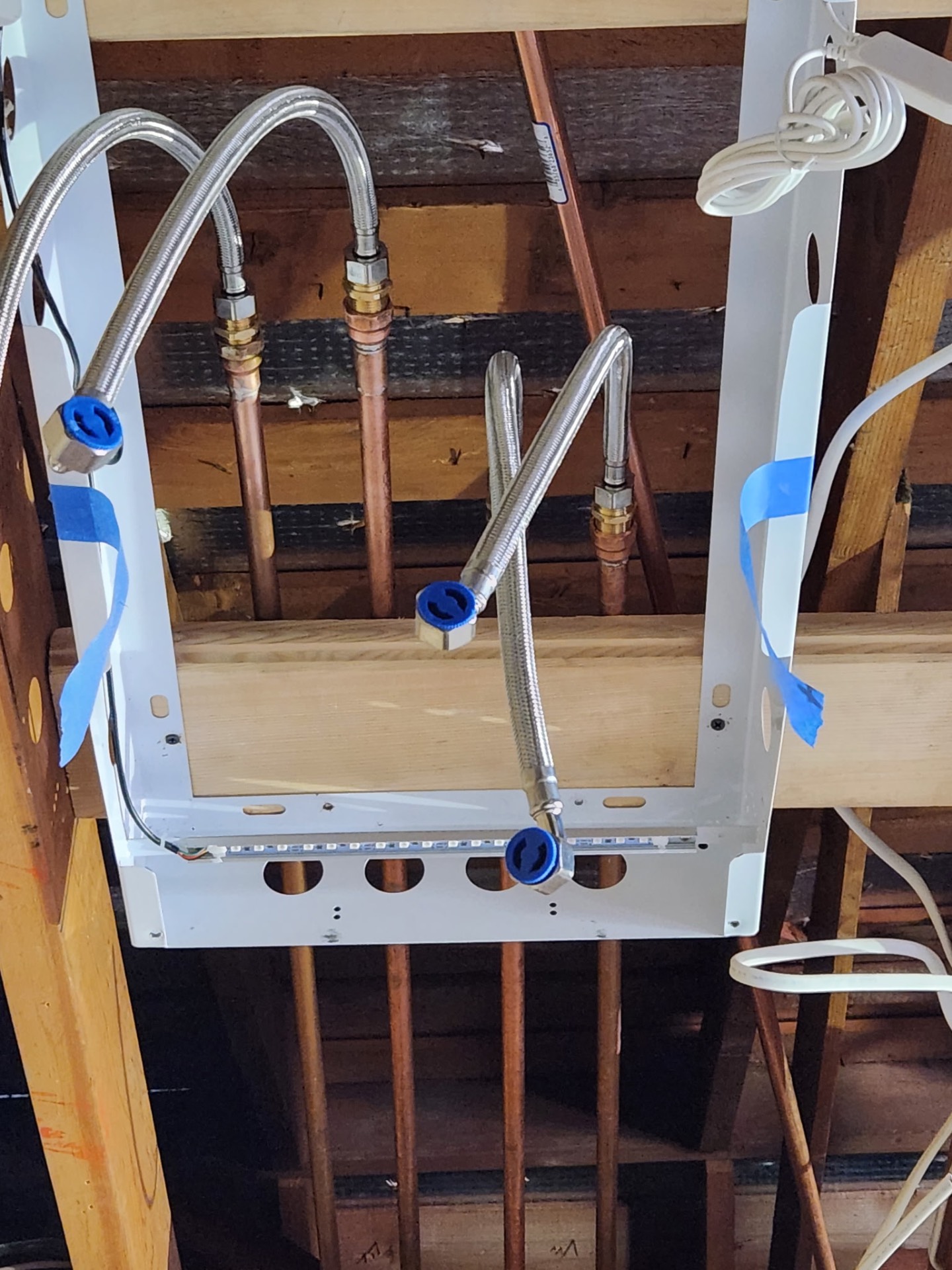 Plumbing rough-in